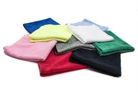 Plush Edgeless Microfiber Towels 16 x 16 Dozen