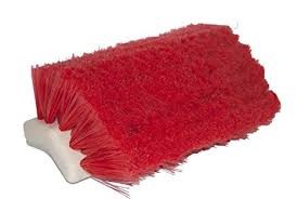 Wash Brush, Bi-level Red Bristle
